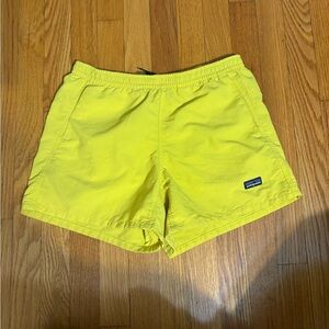 Patagonia Sunlit Yellow Baggie Shorts